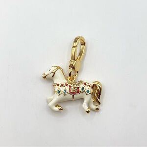 Juicy Couture white horse charm